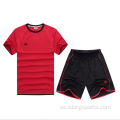 Entrenamiento de fútbol fabricante de camisetas de fútbol set de ropa deportiva